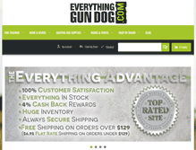 Tablet Screenshot of everythinggundog.com